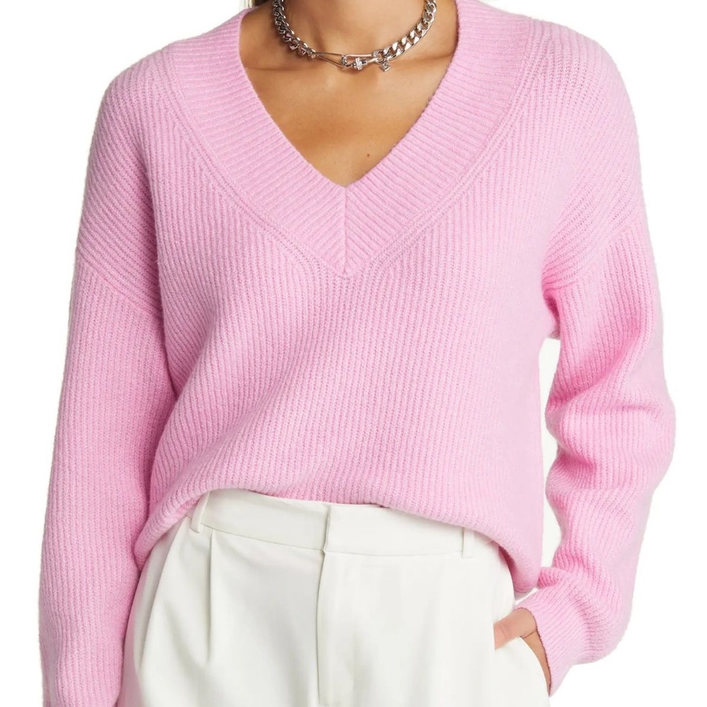 PINK NORDSTROM SWEATER